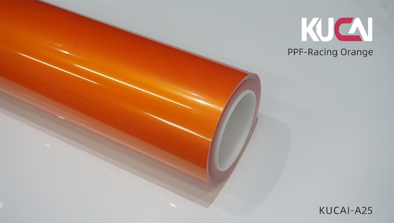 Lubrizol TPU Racing Orange PPF Roll ऑटोमोटिव पेंट सुरक्षा फिल्म